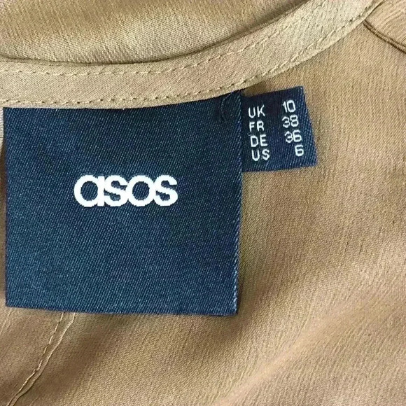 Asos Chiffon Cover Up Kimono Duster Beach Swim 6 - Picture 7 of 8